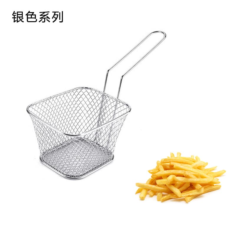 Factory wholesale French fry baskets, snack baskets, fried chicken mesh baskets, filter baskets, creative mini French fry baskets for Western restaurants
