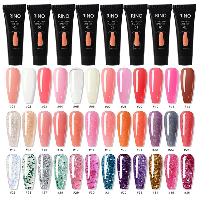 Cross-border Nail Extension Gel 15ml UV Gel Crystal Quick Nail Extension Gel Nail Wholesale
