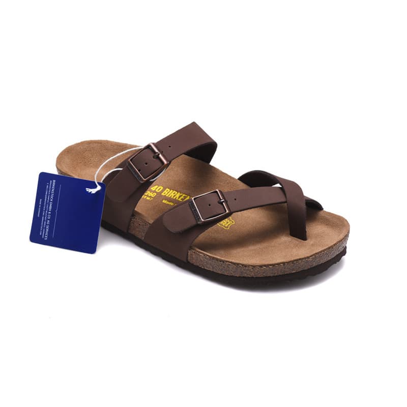 BK Birkenstock Mayari Toe-Loop Sandals Cork Slides Unisex Beach Sandals Birkenstock Wearable Outdoors