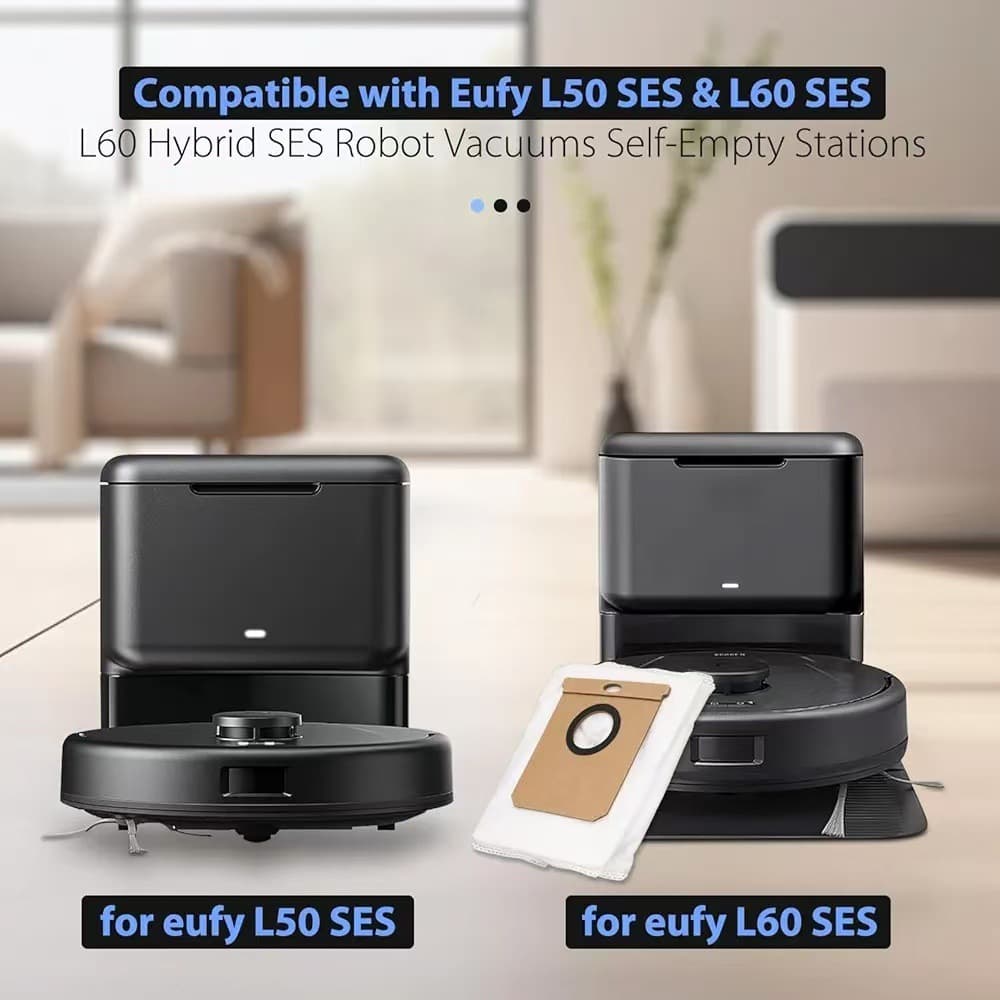 Compatible with eufy L50 Dust Bag L60 Dust Bag Anker Robot Vacuum Accessories Vacuum Bag Filter Bag