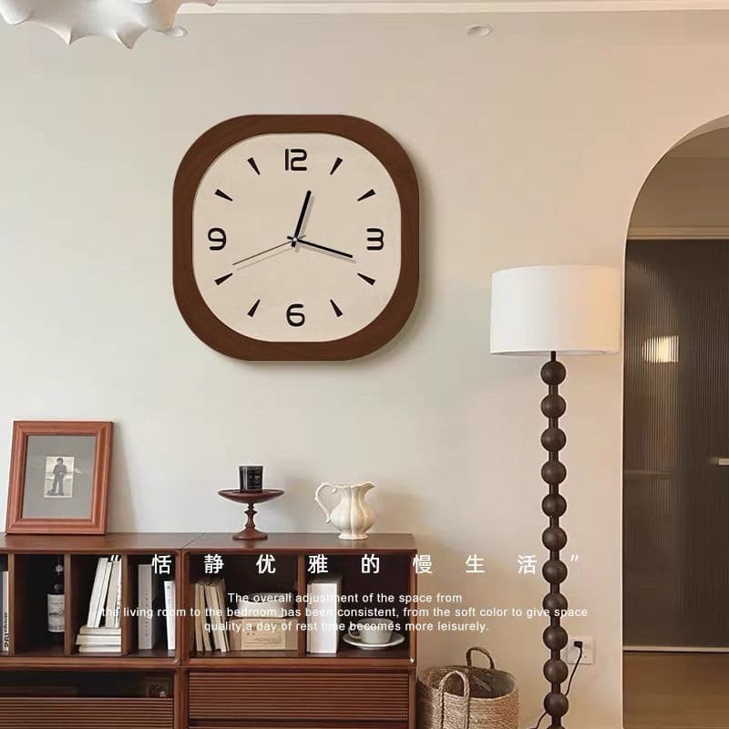 Living Room Table Clock New Style Restaurant Silent Creative Punched Clock Art Clock Wall Hanging Simple Home Fashion Stylish