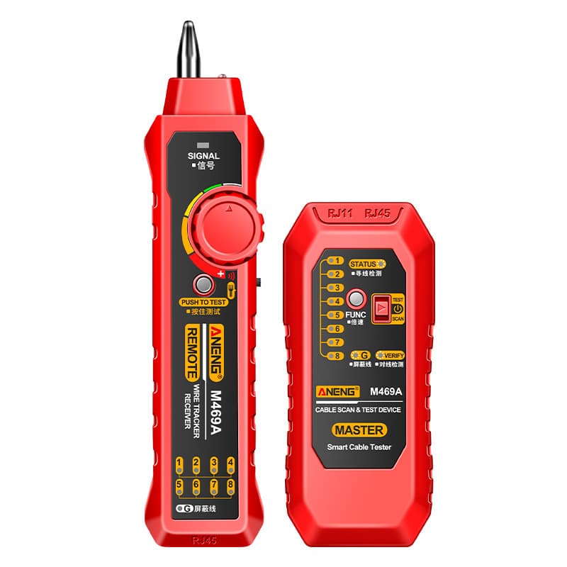 ANENG Multifunctional Signal Network Tester Anti-Interference Network Breakpoint Continuity Cable Tracer