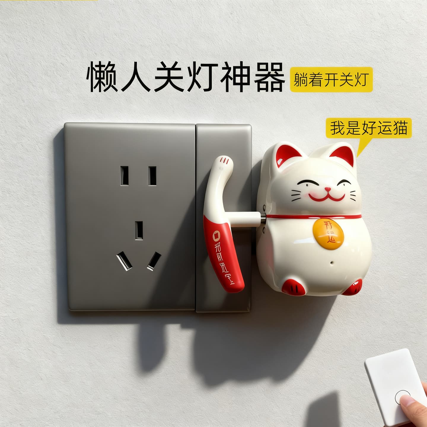 Smart Wireless Remote Light Switch Controller for Dormitory, Automatic Remote Control Assistant