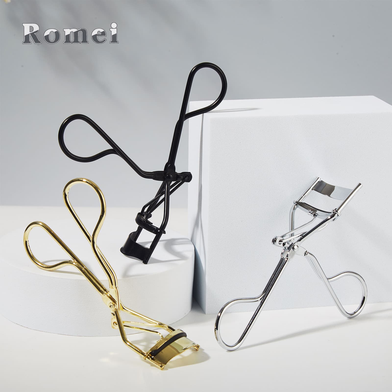 Metal Eyelash Clippers Beauty Makeup Tool Clippers Eyelashes Non-electric Whole Type Eyelash Grooming Kit