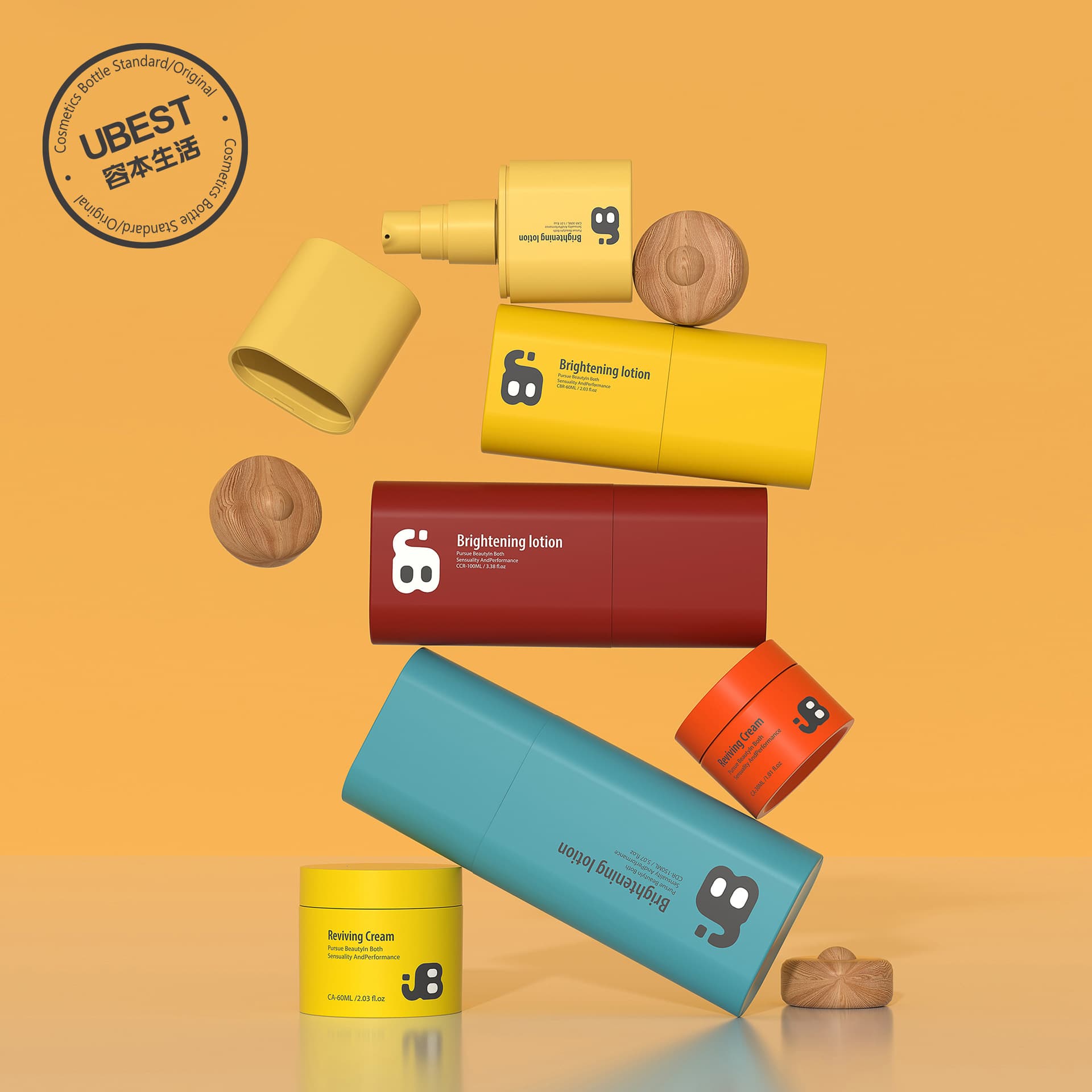 Rongben Packaging Cream Jar Wide Mouth Bottle Lotion Bottle Spray Bottle Vacuum Bottle Dropper Bottle Sunscreen Bottle Sample Link