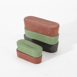 Cross-Border Metal Polishing Wax Set, Green, White, Red, Purple and Yellow Wax, Stainless Steel Mirror Polish Compound