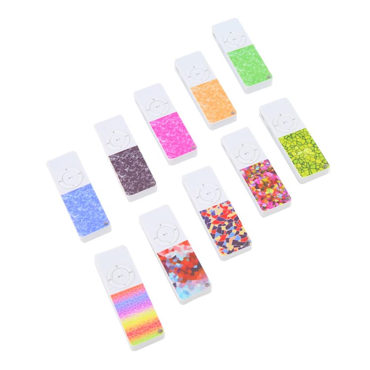 2023 New M38 Cracked Pattern MP3 Player with Speaker, Student Running Music Player Mini