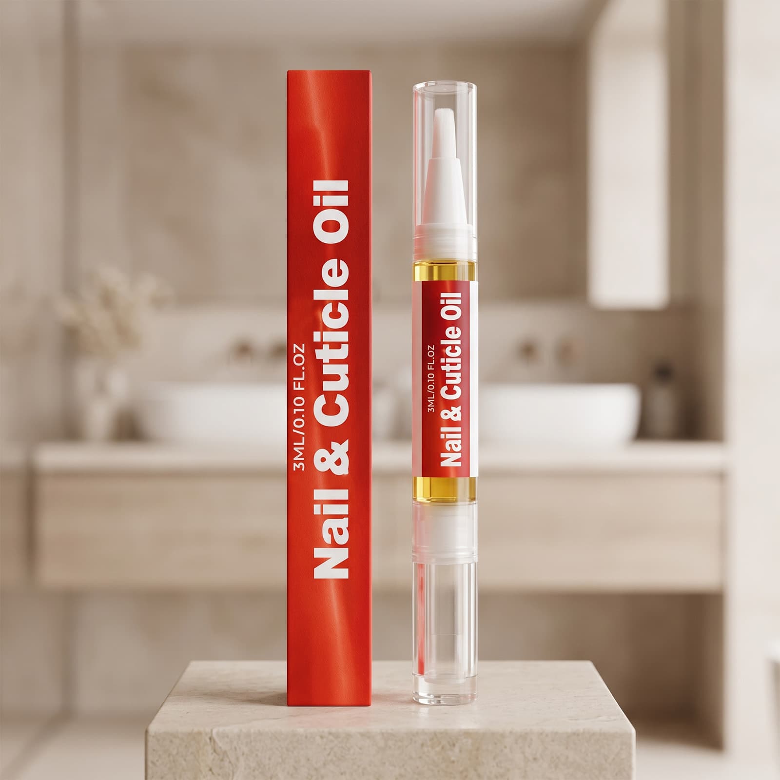 Cuticle care pen, nail surface and nail edge moisturizing and glossy care, refreshing and comfortable, daily and convenient nail care pen