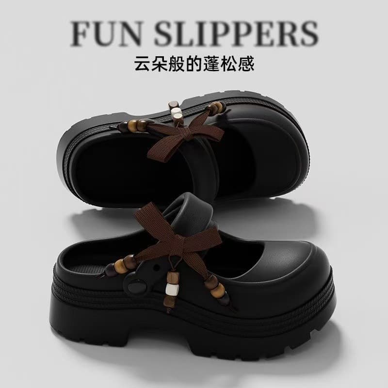 Fashionable Casual Mary Jane Shoes, Sandals for Women, Clogs for Women, Outdoor Slip-On Beach Shoes, Home Slippers for Women