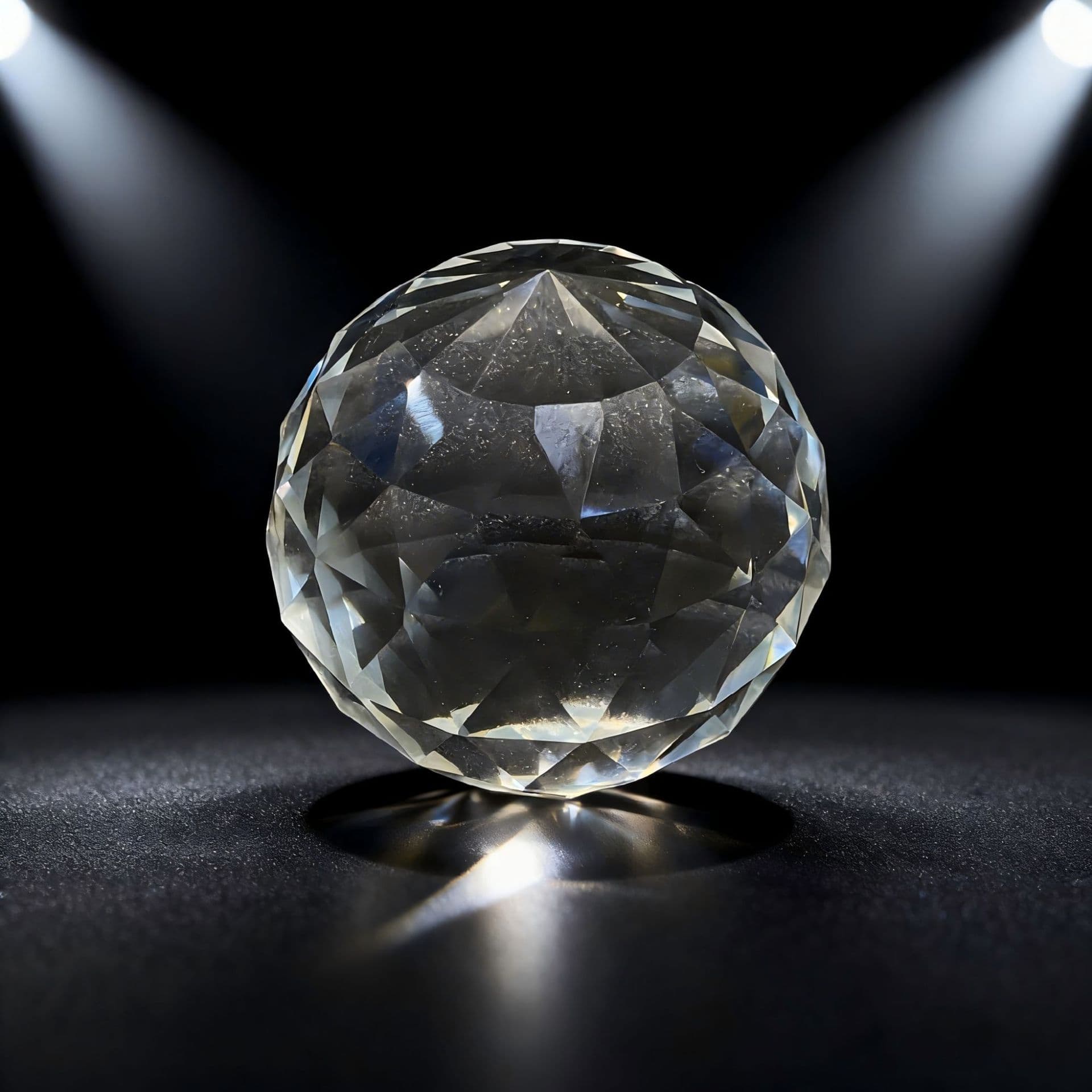 Foreign trade crystal ball manufacturers wholesale glass balls round balls multi-faceted single flat balls hotel decoration accessories faceted lighting balls