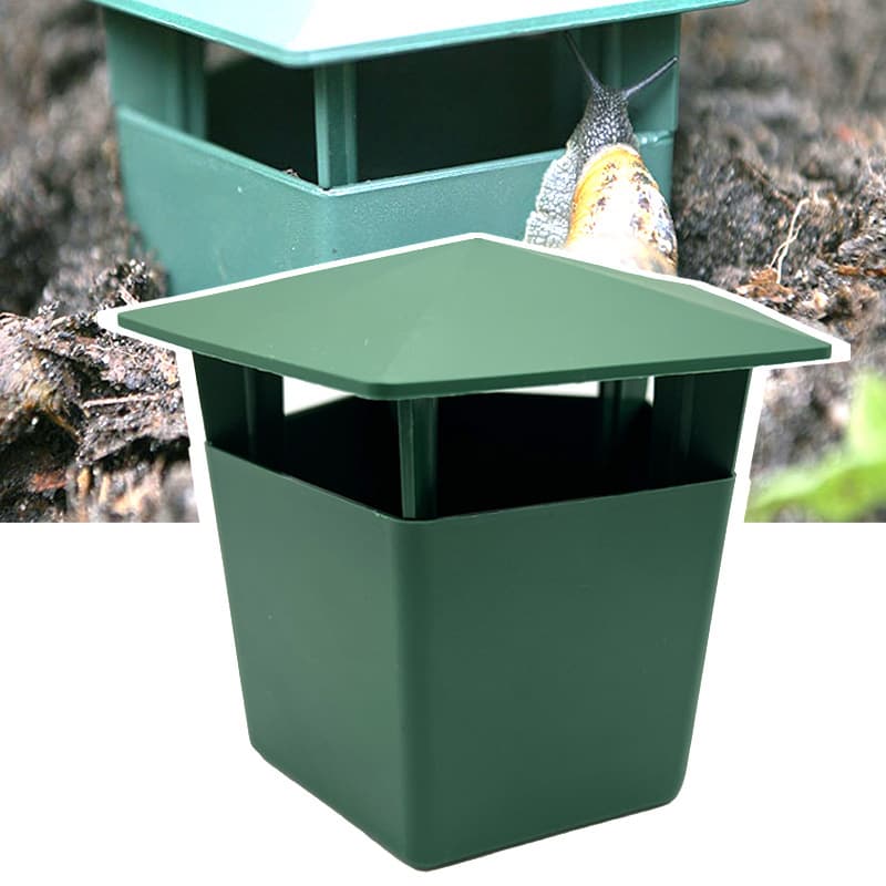 Cross-border Snail Catcher Garden Slug Trap Green Plastic Snail Trap
