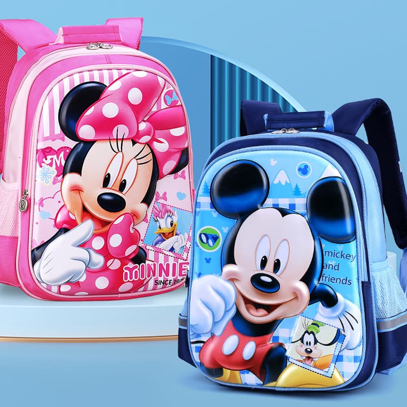 Marvel Mickey Marvel school bag children's backpack Minnie burden-reducing spine protection non-slip backpack primary school student school bag