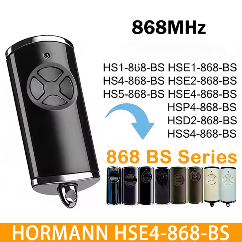 HORMANN BS BiSecur HSE4-868-BS HSE1 HSE2 garage door remote control 868 MHz