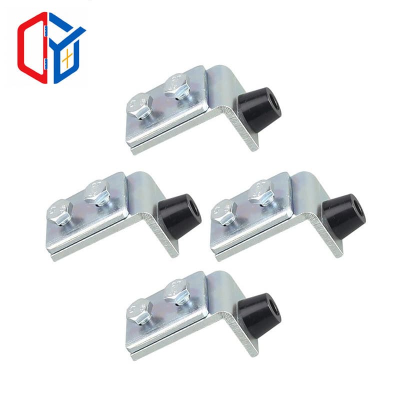 Steel Rubber Anti-Collision Silent Door Stopper Suitable for Bathroom Terrace Sliding Door Accessories