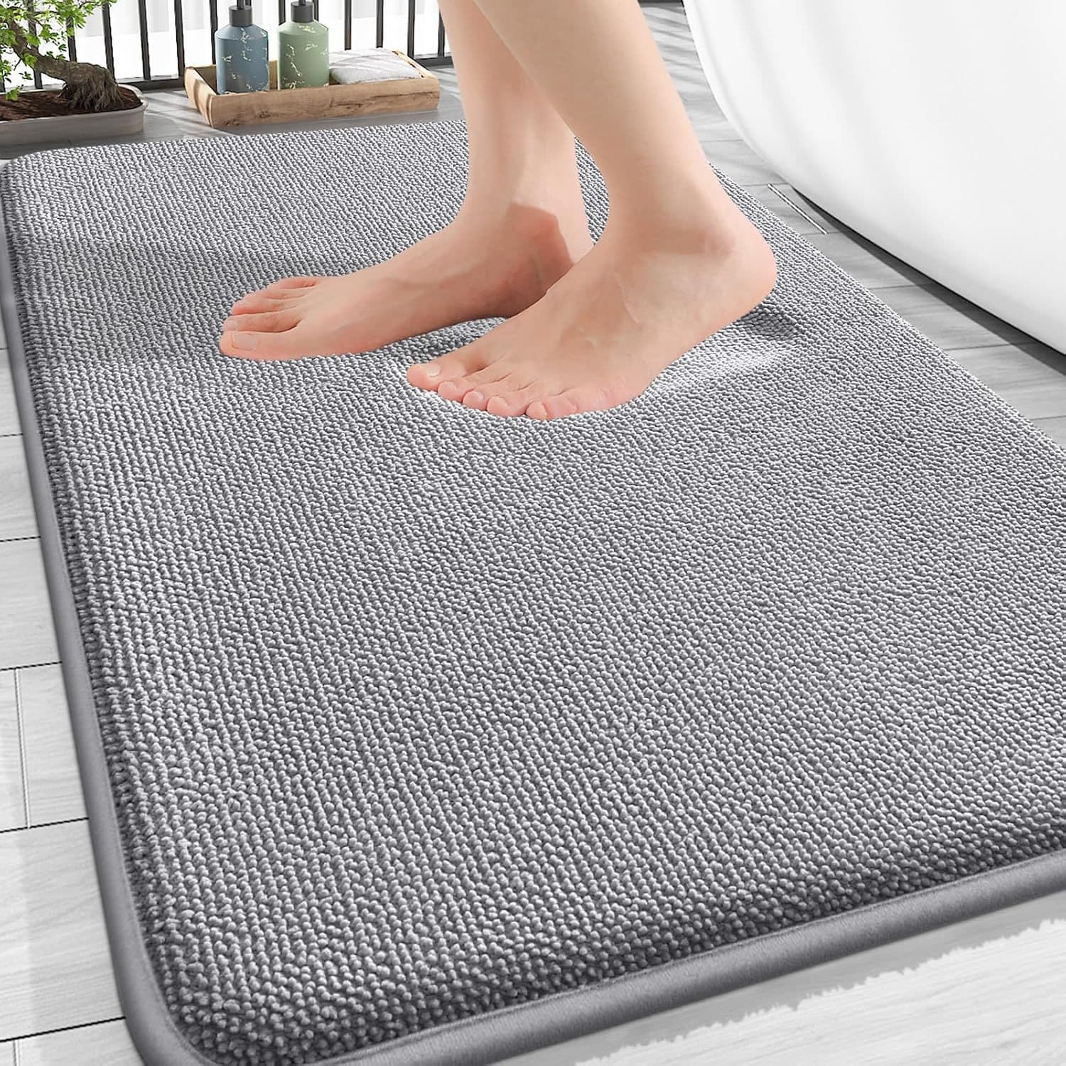Cross-border memory foam thickened floor mats soft quick-drying bathroom door mats bathroom non-slip mats absorbent floor mats