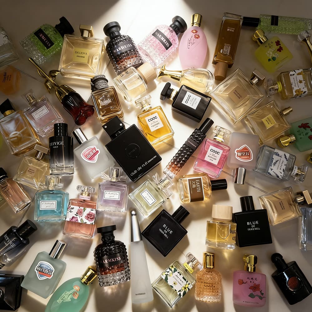 Test Tube Lady Card Perfume 2ml Sample Trial Size E-commerce Stock Gift Face Mask 50ml Perfume Blind Box