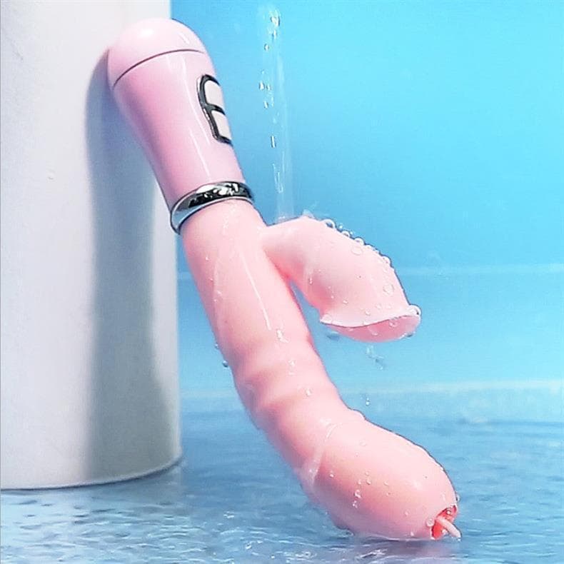 Star Chaser Rabbit Ecstasy Licking Rabbit Stick Rabbit Vibrator Tongue Licking Suction Massage Wand Anal Beads Female Masturbator Penis