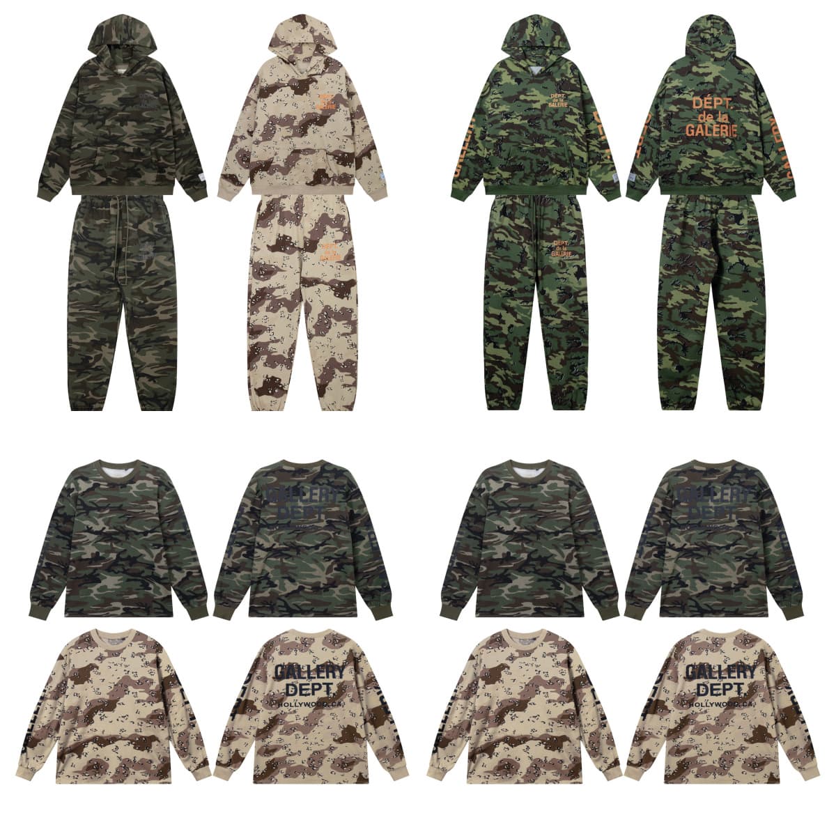 2025 American Retro Camo Street Long Sleeve Hoodie Niche Loose Lazy Basic Letter Print