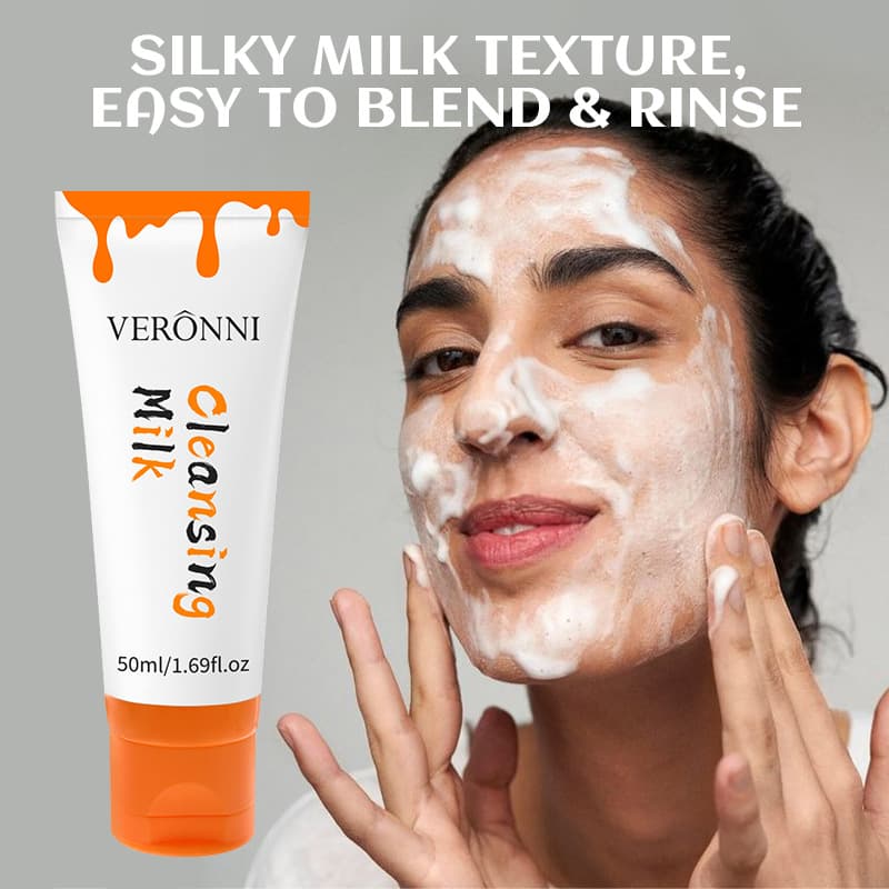 Milk Facial Cleanser Foaming Moisturizing Mild Facial Cleanser Cleansing Makeup Remover Hydrating Women Men Factory Direct Sales and Delivery