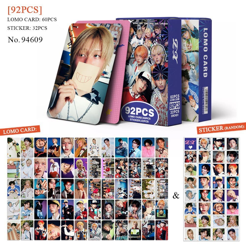 Cross-border new products in stock 92 men's group P1Harmony album EX star KPOP peripheral LOMO collection photo card