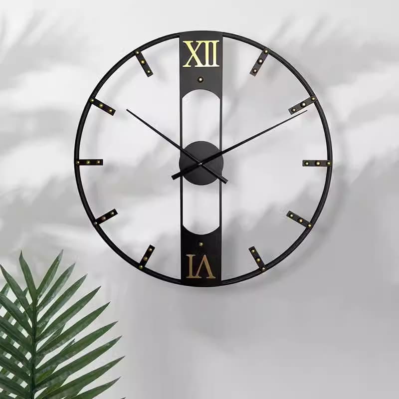 Creative Minimalist Starry Sky Decorative Wall Clock for Living Room, Silent Home Clock, Art Wall Clock for Export Cross-Border