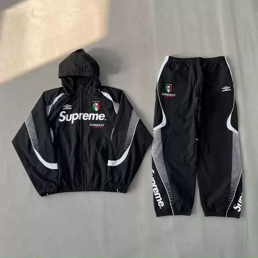 Cross-border Sup Tracksuit Trendy Sportswear Set Jacket + Pants Windbreaker Hoodie Outerwear