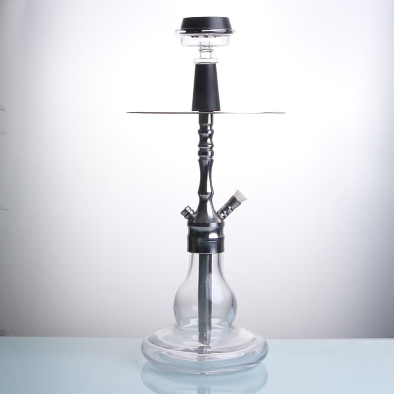 Cross-border wholesale new German transparent silicone borosilicate glass hookah heat-resistant handmade bowl silicone glass high quality