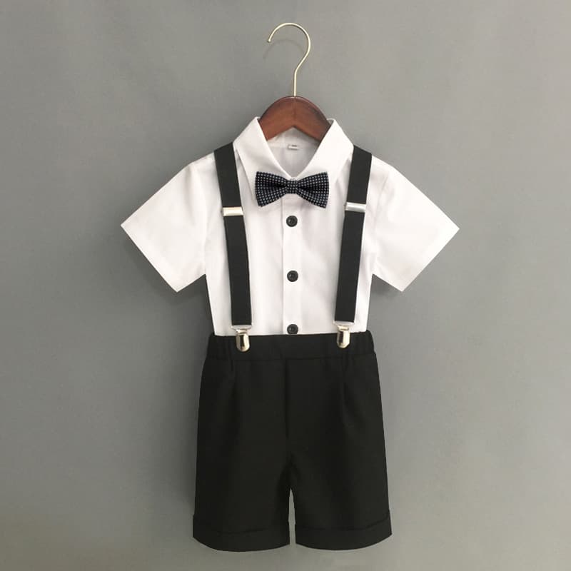 [Cost price] Boys overalls suit summer children's performance clothing host dress shorts