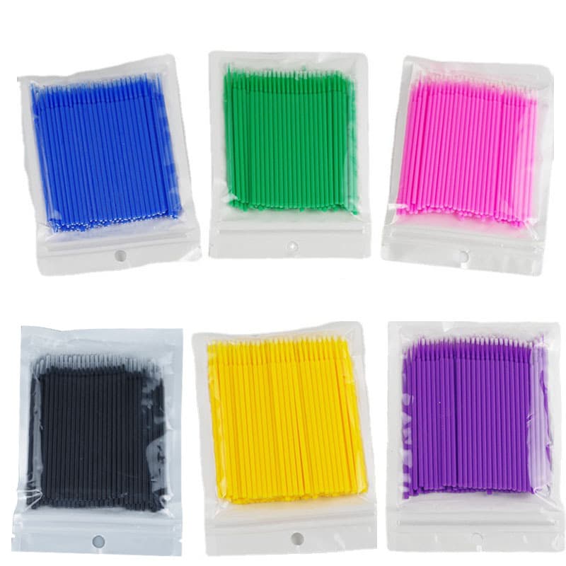 Degradable Cotton Swabs For Eyelash Grafting Removal Cotton Sticks Beauty Eyelash Swabs Cleaning Disinfecting