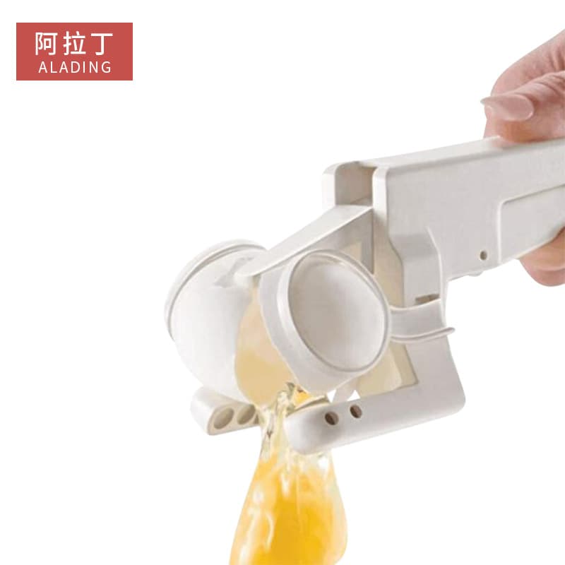Handheld egg opener and shell cutter, cross-border kitchen gadget, TV egg white separator and liquid filter