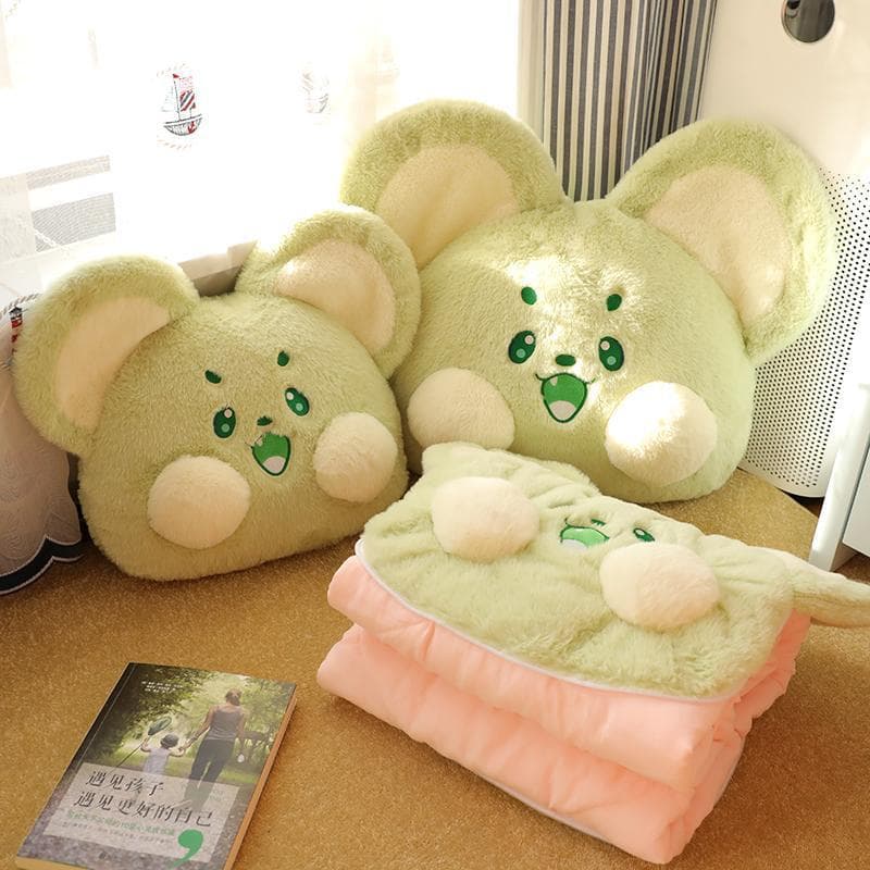 Winter thickened pillow quilt dual-purpose two-in-one folding car pillow quilt office nap blanket cushion