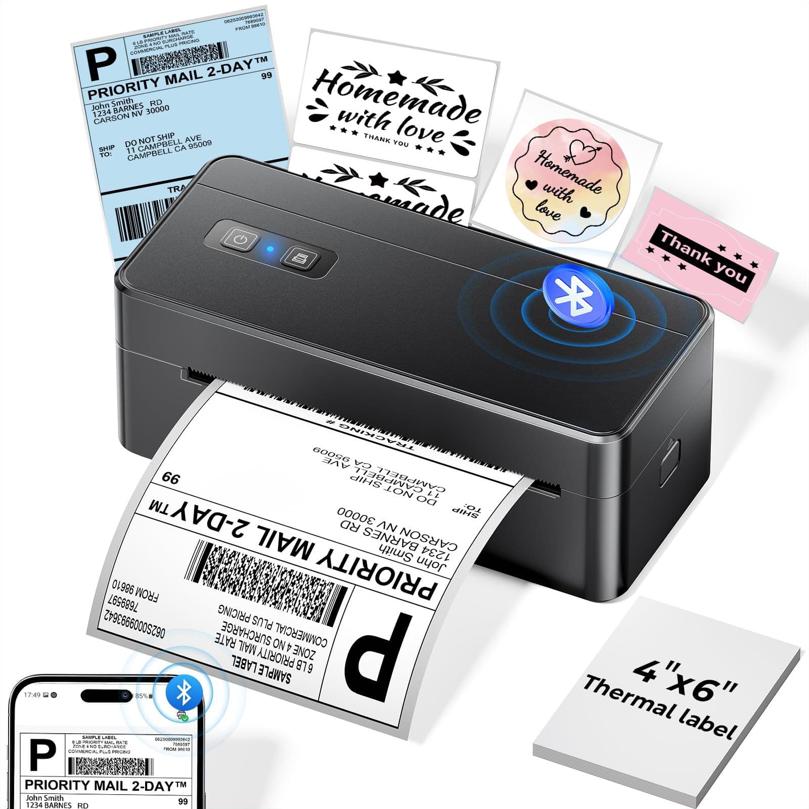 Phomemo 241BT Express Printer Thermal Bluetooth Inkless High-Definition Shipping Label Dual Printing LOGO Wholesale
