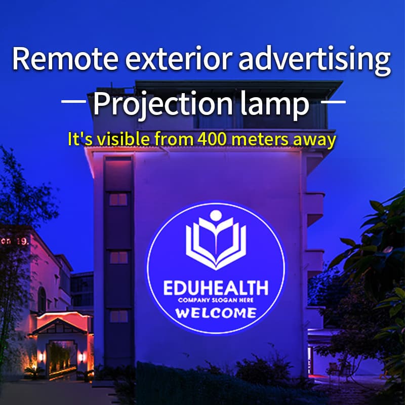 HD Long Distance Outdoor Waterproof AD Logo Gobo Projector