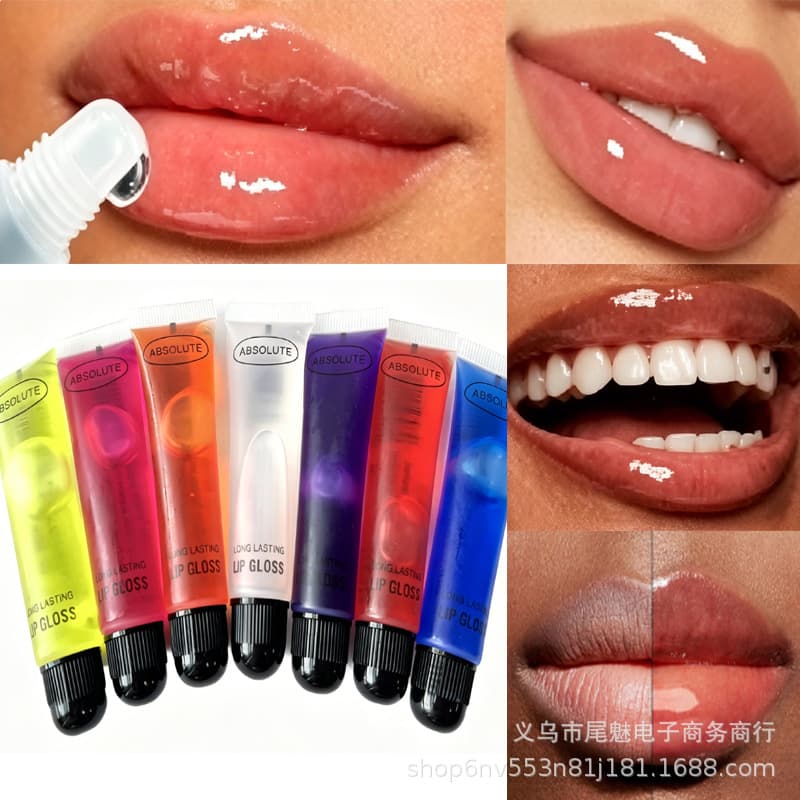 Cross-border Trade Transparent Tube Colorless Moisturizing Lip Oil LIP OIL Lip Plumper Lip Gloss Lip Oil Wholesale