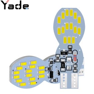 Motorcycle LED Flowing Strobe Colorful Mini Light T10 3014 30SMD Car High-Brightness Side Marker Light License Plate Light