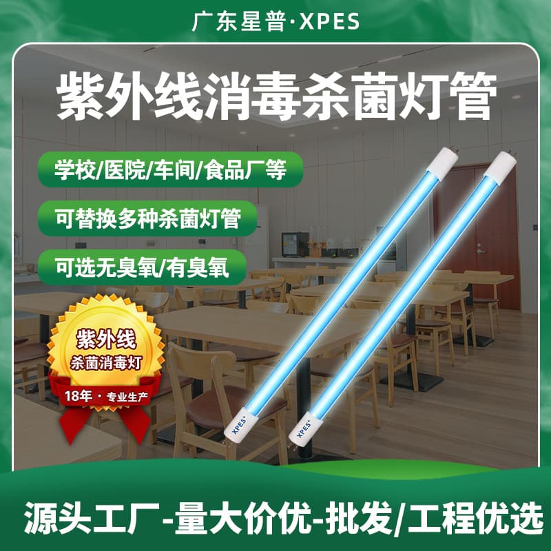 UV Disinfection Lamp for School Classrooms, Hospitals, Workshops Ultraviolet Sterilization Lamp UV Sterilization Lamp Quartz Ozone