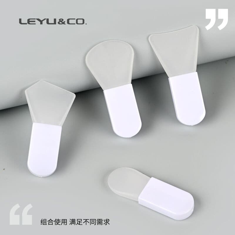 Mini Portable Silicone Face Mask Brush Beauty Skincare Mud Mask Brush Facial Application Makeup Brush Set