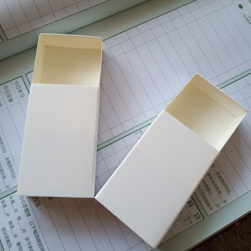 DIY Handmade Blank White Matchboxes for Early Education, Kindergarten, School Art, Coloring, and Laboratory Use from Elementary to College