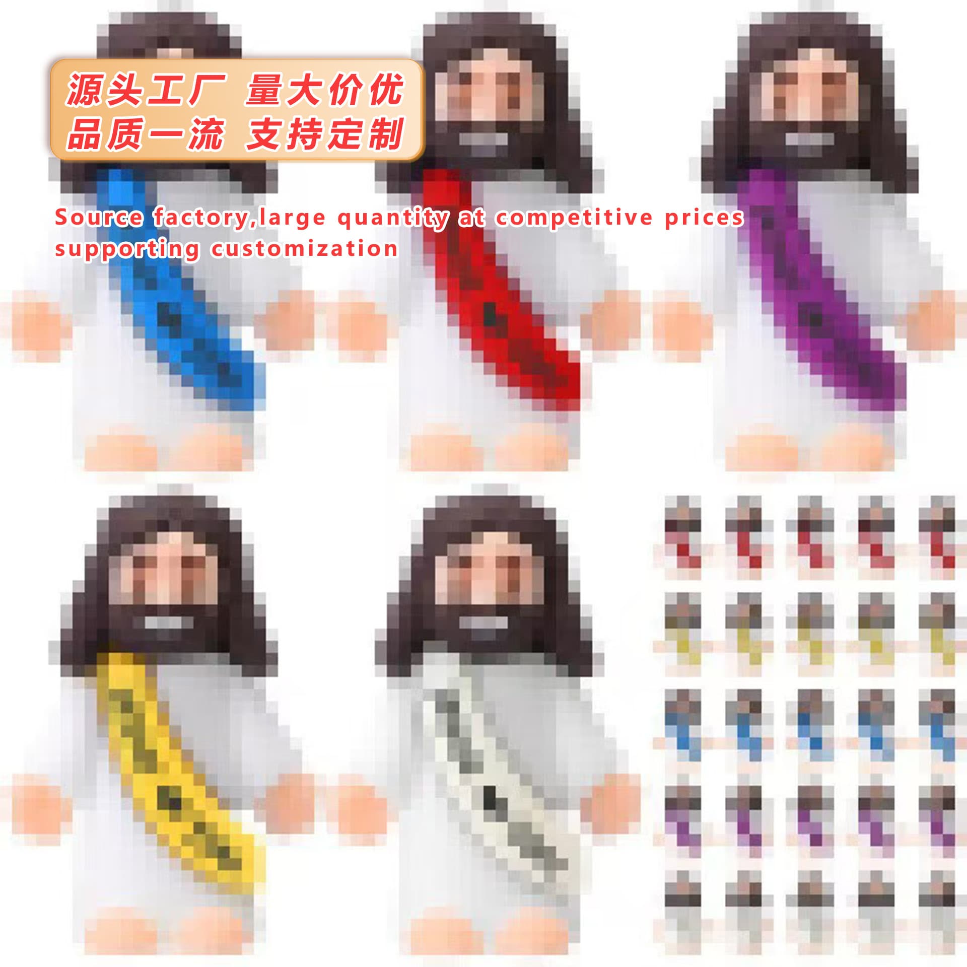 Cross-border hot-selling 2025 Easter egg decorations, cute cartoon figurines, large stock available from factory wholesalers.