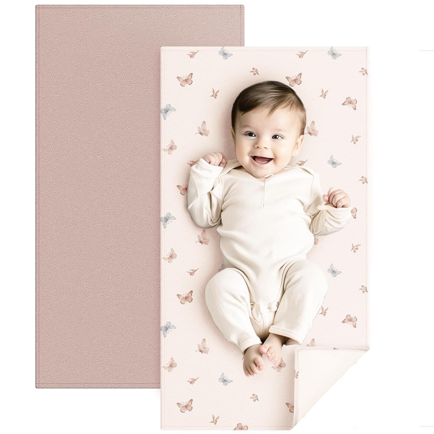 Cross-border factory baby cradle changing pad leather waterproof cradle mattress out-and-out changing pad diaper pad nursing pad