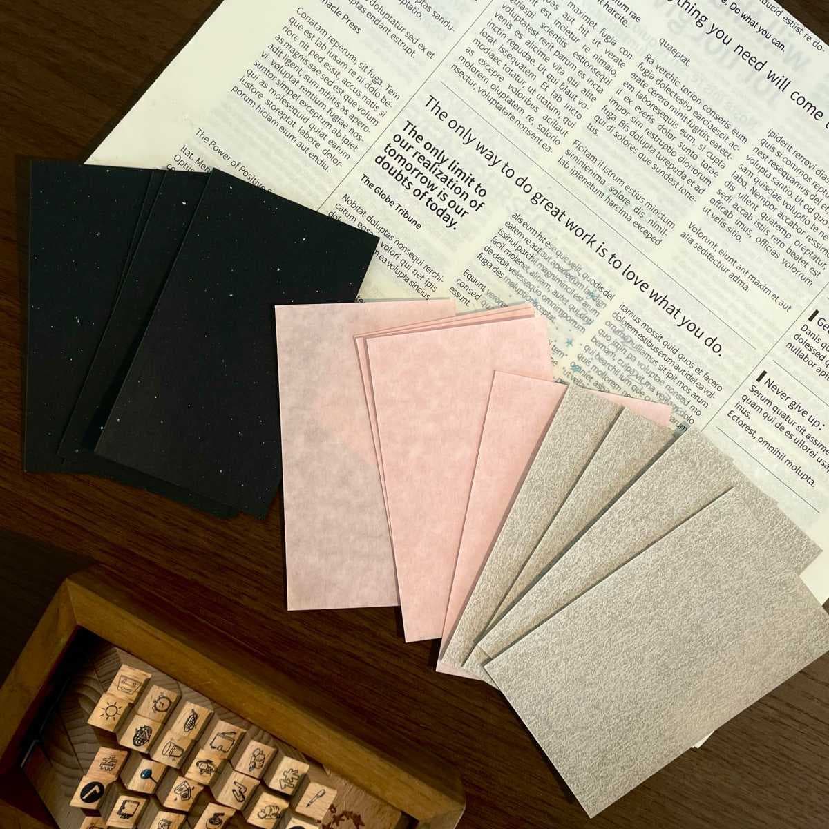 M5 Loose-Leaf Notebook Refill Pages, Two Specialty Papers, Journal Notebook Inserts Replacement Pages, M5 Refill Paper, Light Retro Style