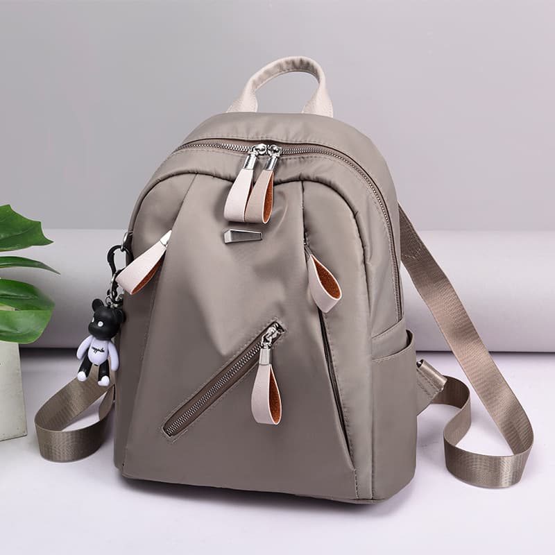 Simple and versatile backpack 2025 new Korean-style Oxford waterproof and wear-resistant travel backpack large capacity women's bag