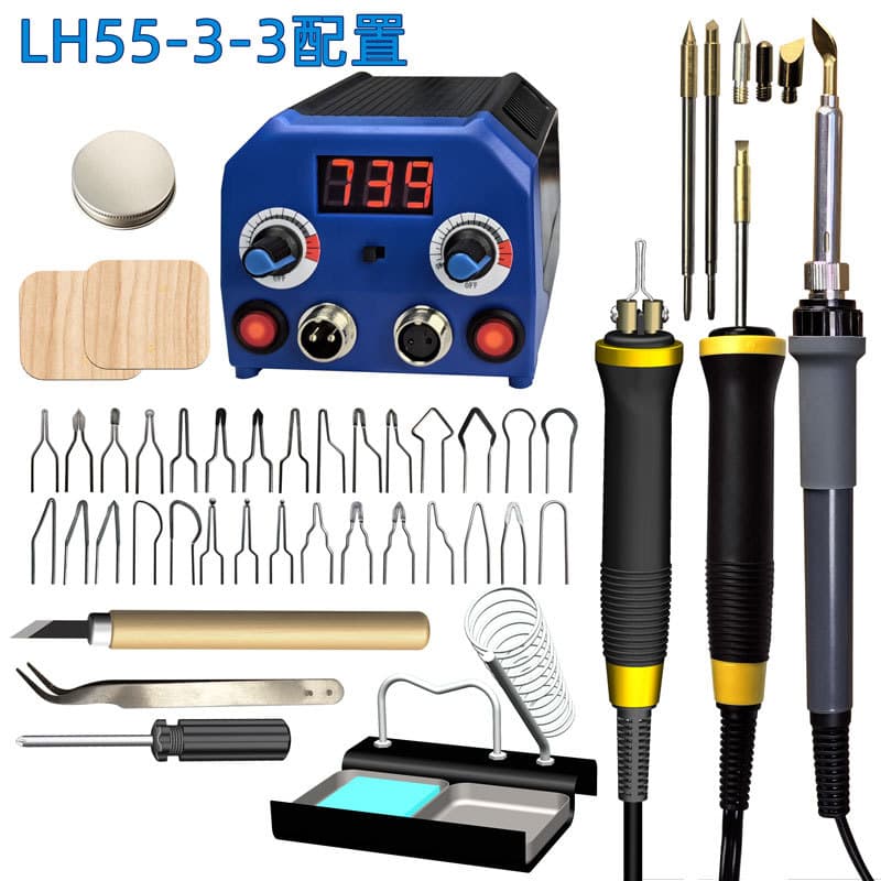 Pengjia wood burning pen temperature adjustment professional pyrography machine pyrography tool gourd wood board pyrography machine pen electric soldering iron