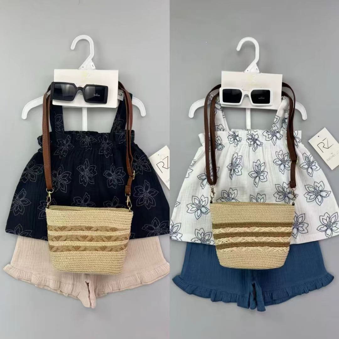 Girl's dress summer soft cotton floral princess dress infant baby one-year-old dress Baby Girl Dress