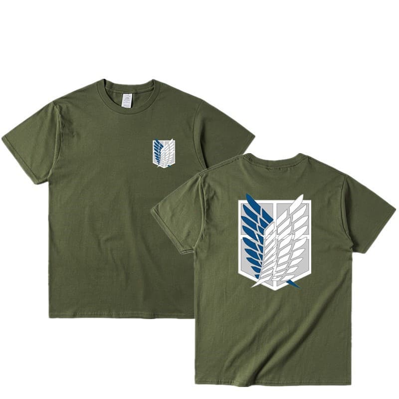 Japanese Anime T-Shirt Scouting Legion Clothes Shingeki