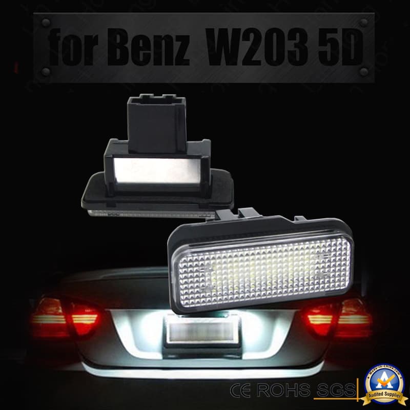 Suitable for Mercedes-Benz C-Class E-Class W203 W211 W219 R171 LED rear license plate light in stock