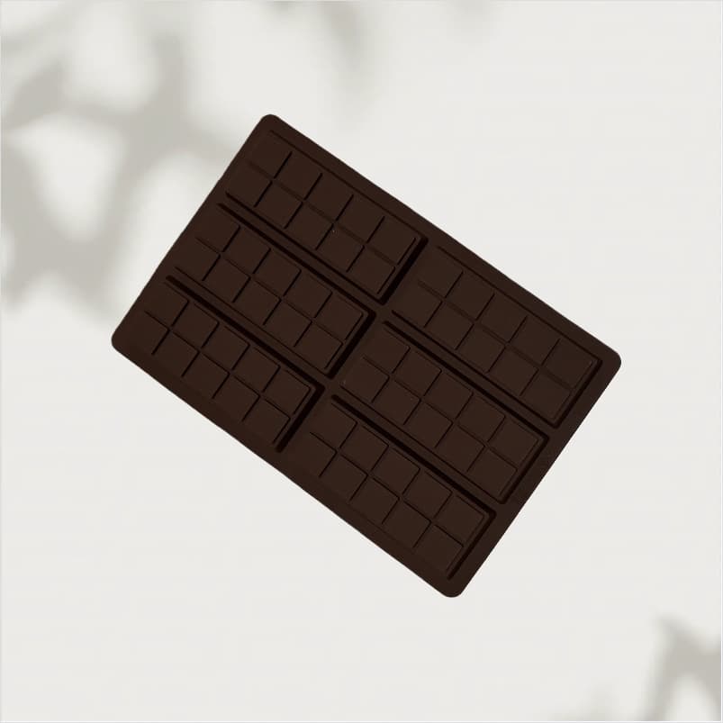 Grid Chocolate Mold Dubai Chocolate Filling Mold Silicone Food Grade Insert Decoration Mold Easy Release High Temperature Resistant