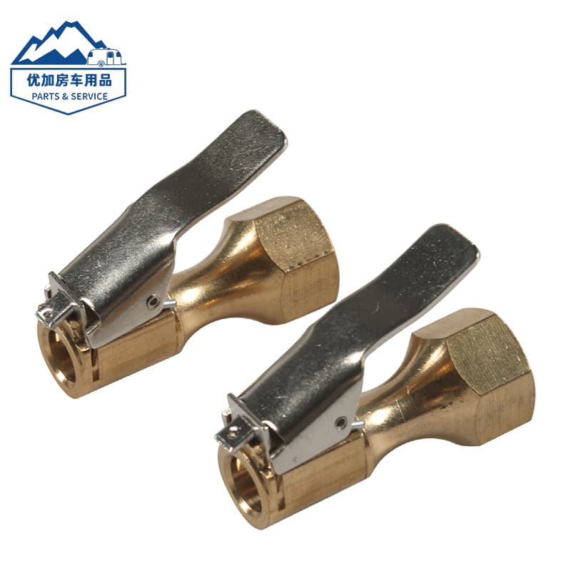 Source factory 2 pieces of 1/4 inch car and motorcycle tire inflation chuck hardware accessories AliExpress version