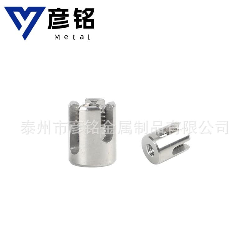 Cross Clamp Head 316 Stainless Steel Wire Rope Clip Grid Fixing Hardware Fittings Through Hole/Blind Hole