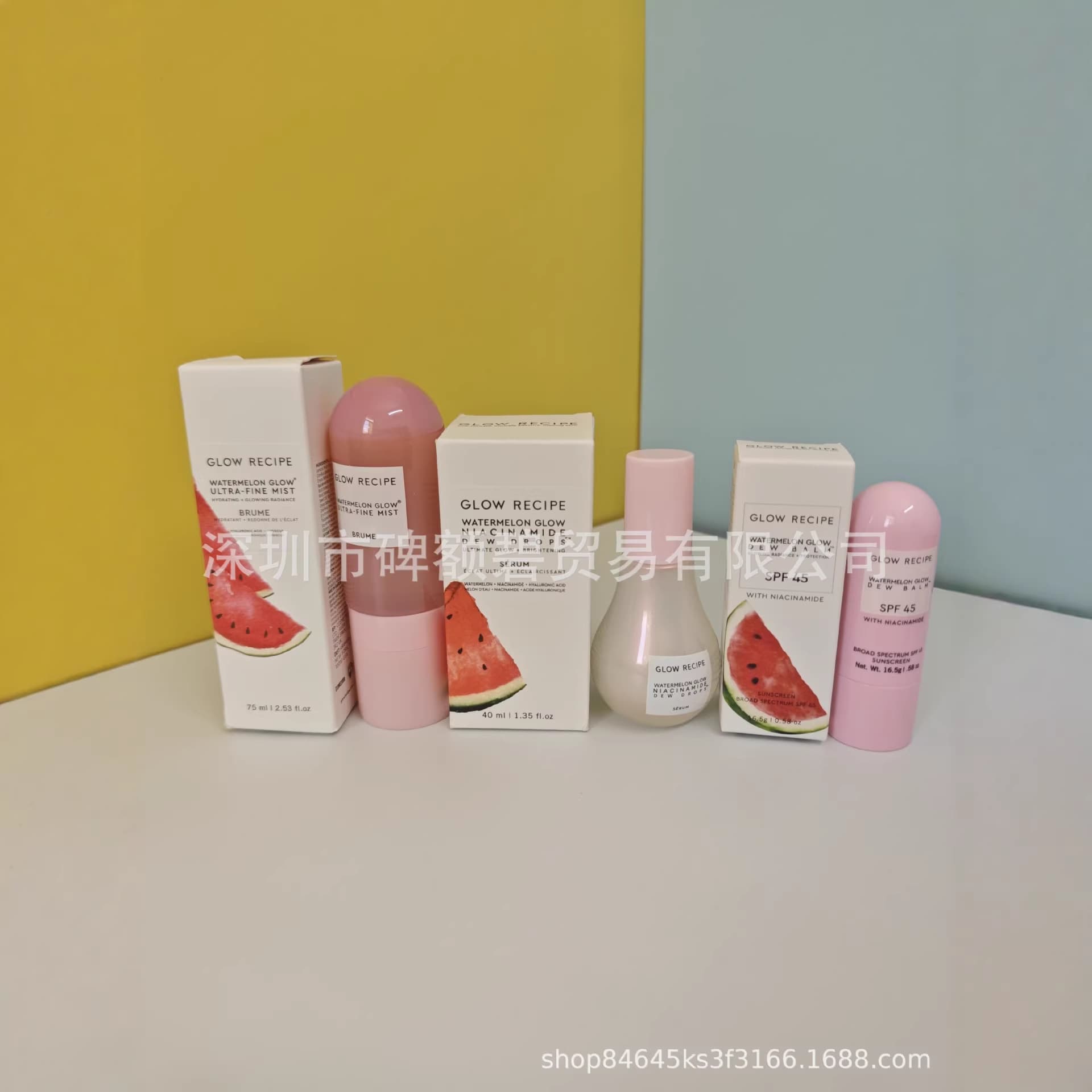 Cross-border hot product Glow Recip Watermelon Watermelon Niacinamide Brightening Essence 40ml before makeup